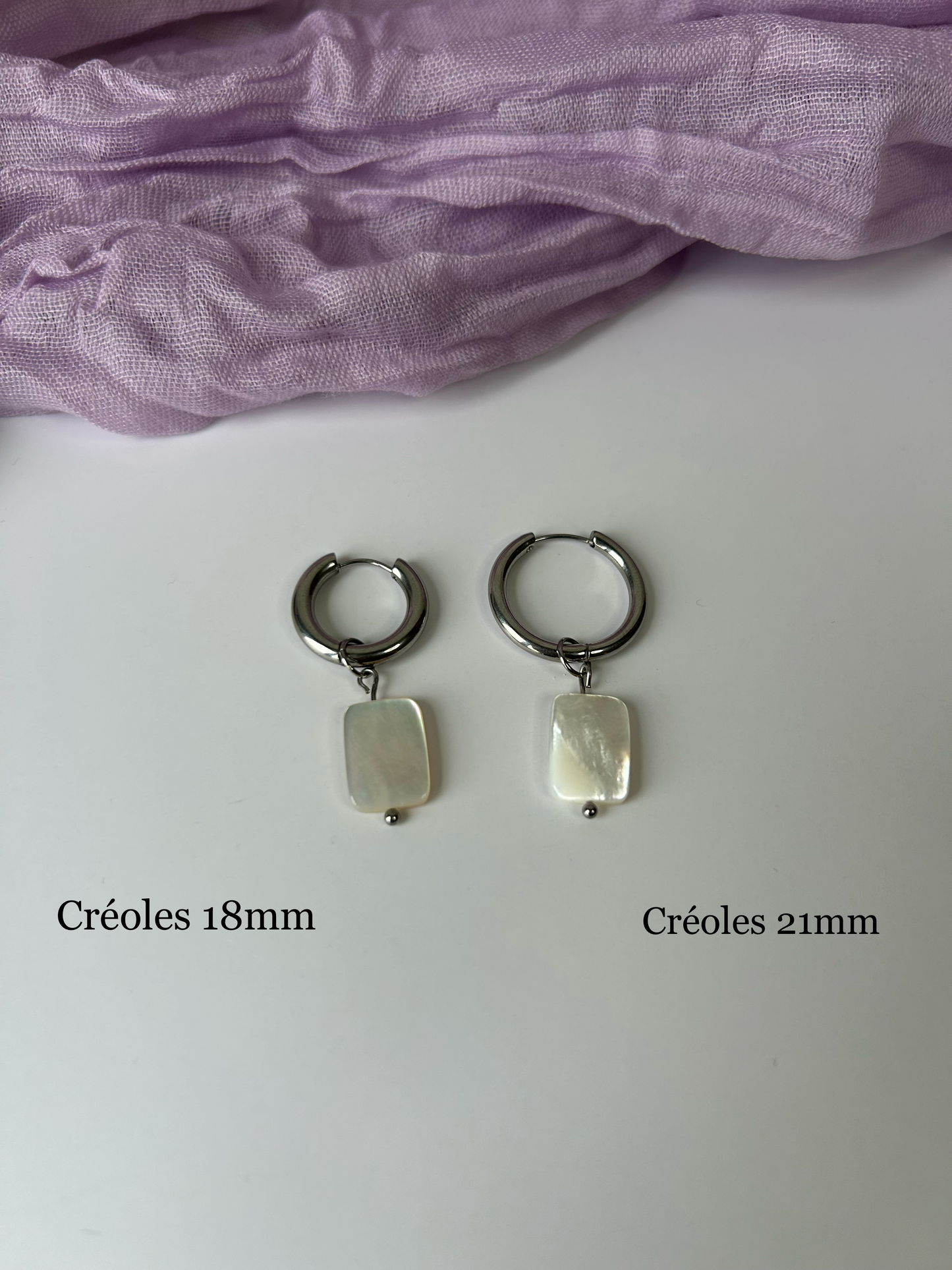 Breloques naturelles- nacre ou perles d'eau douce