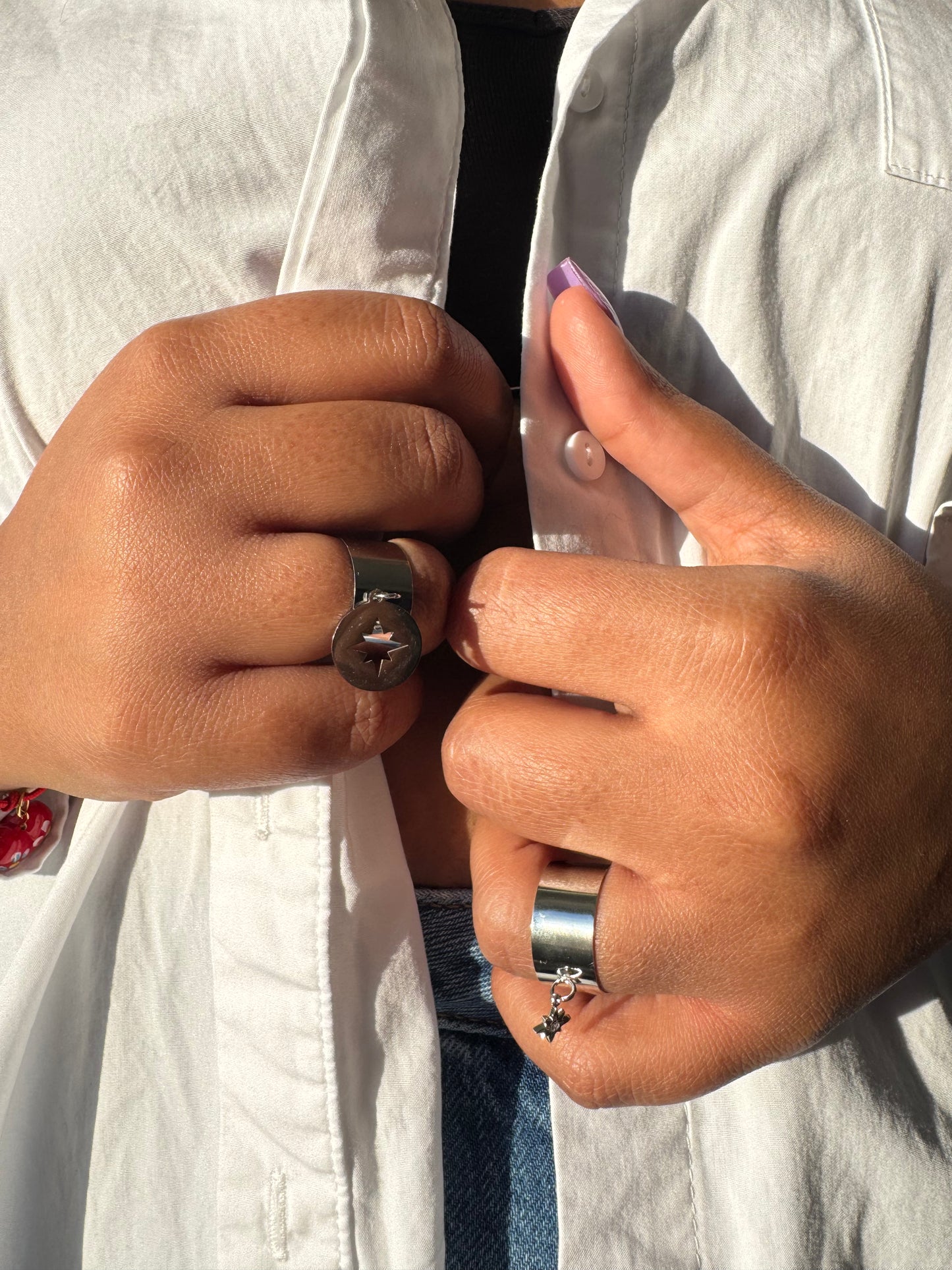 Bague breloque North