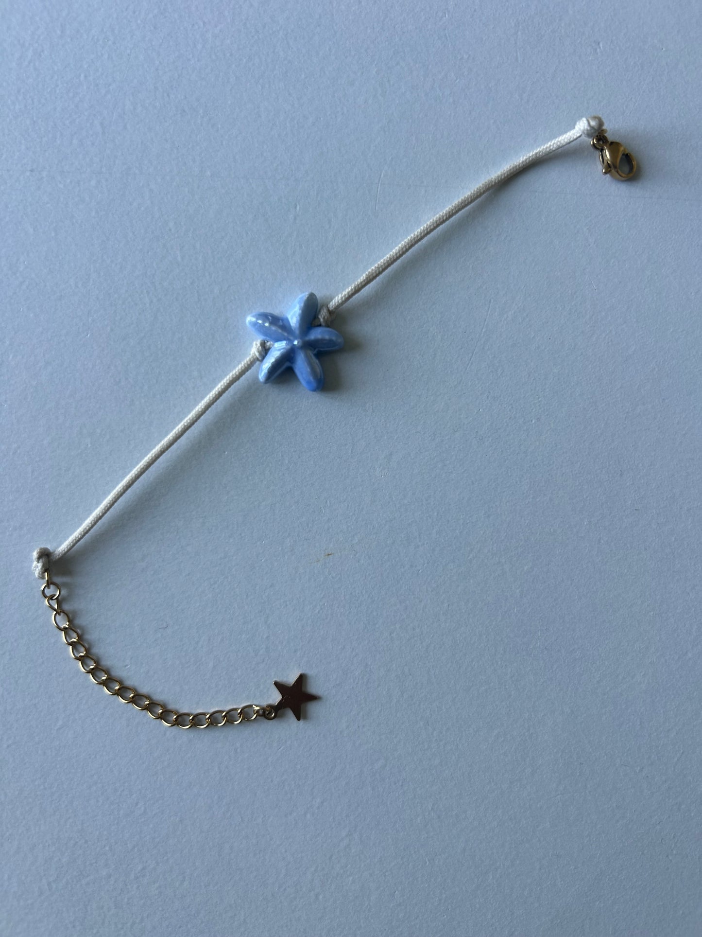Bracelet étoile bleu céramique