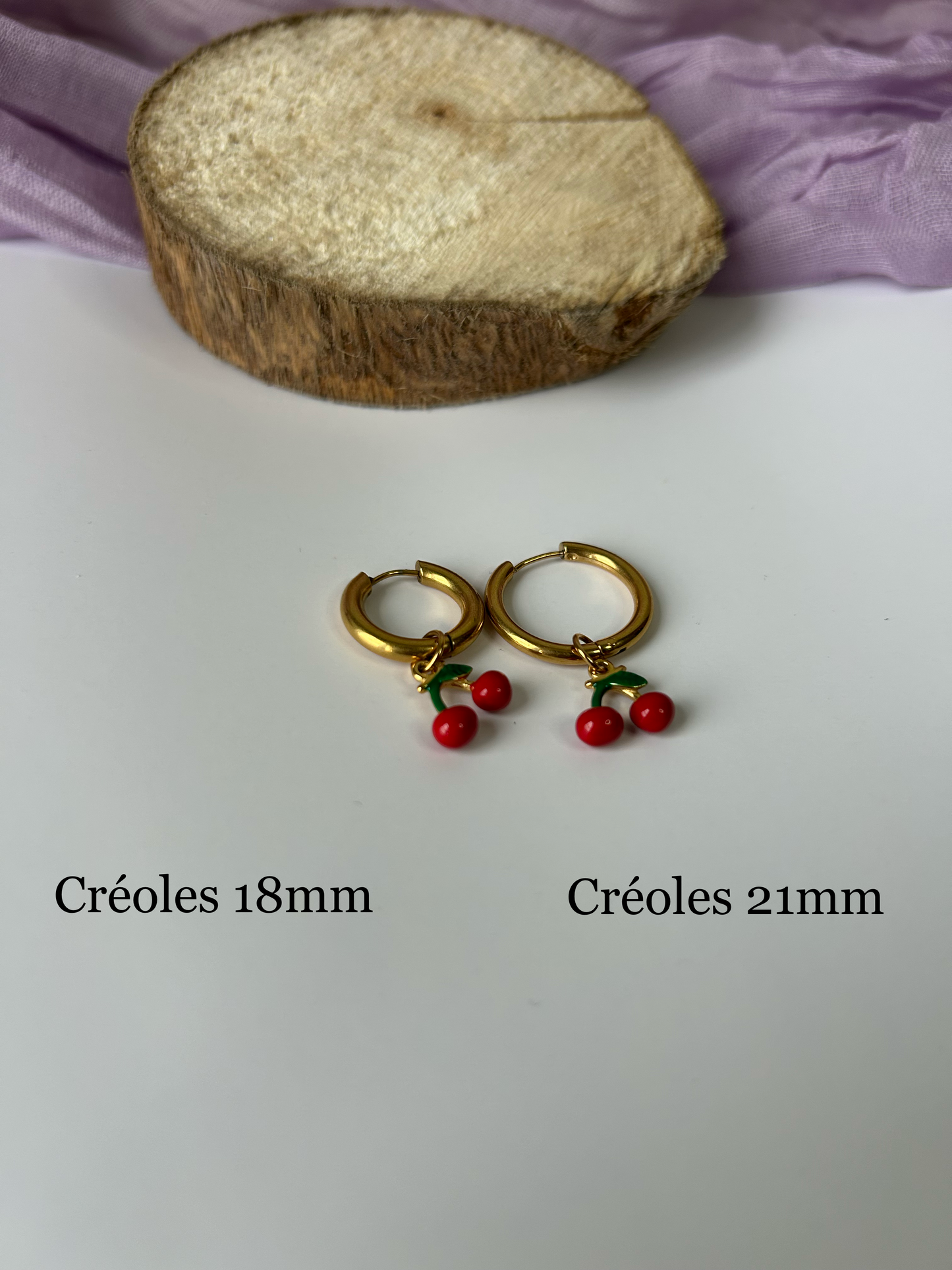 Breloques dorées pour créoles