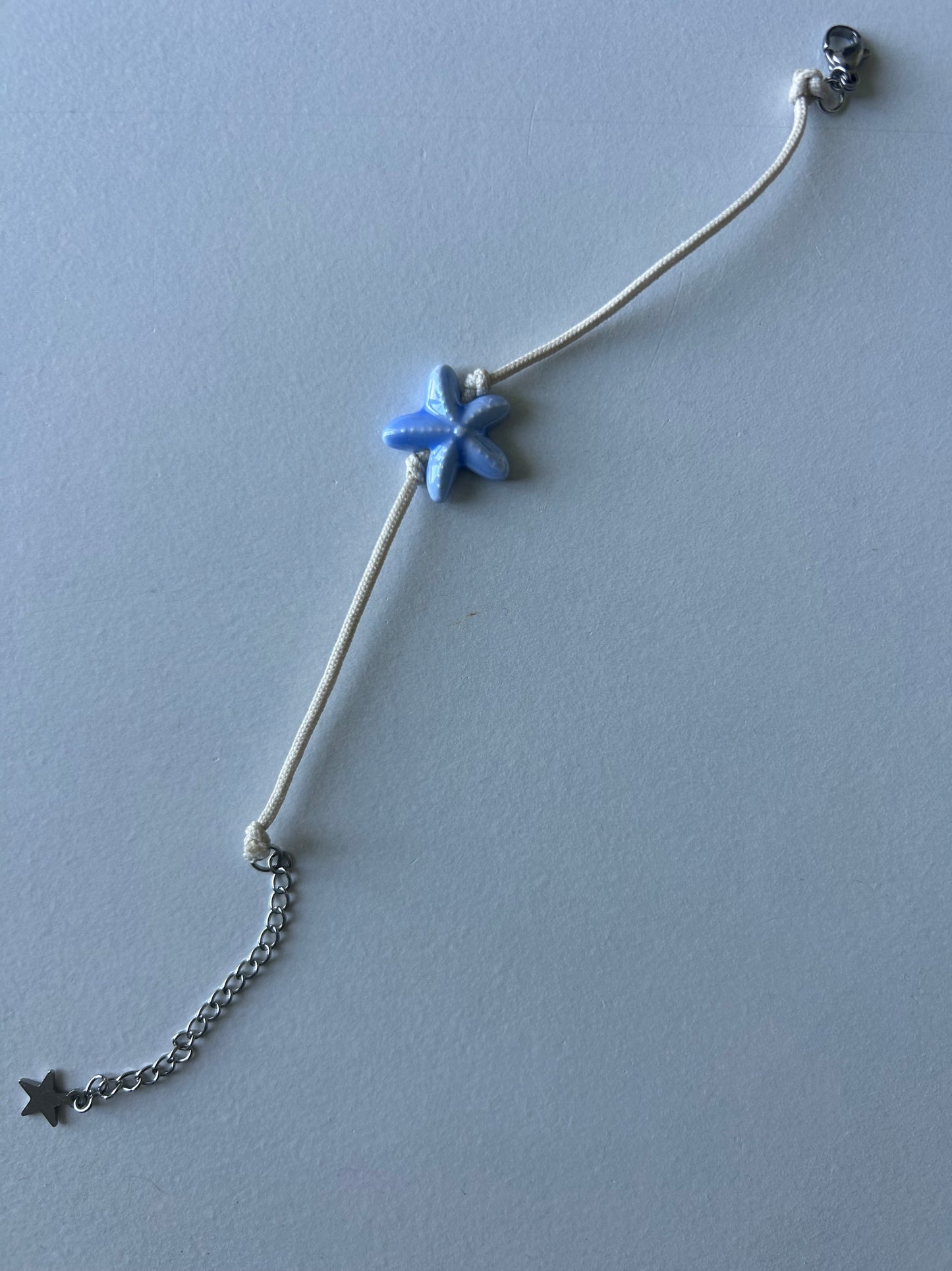 Bracelet étoile bleu céramique