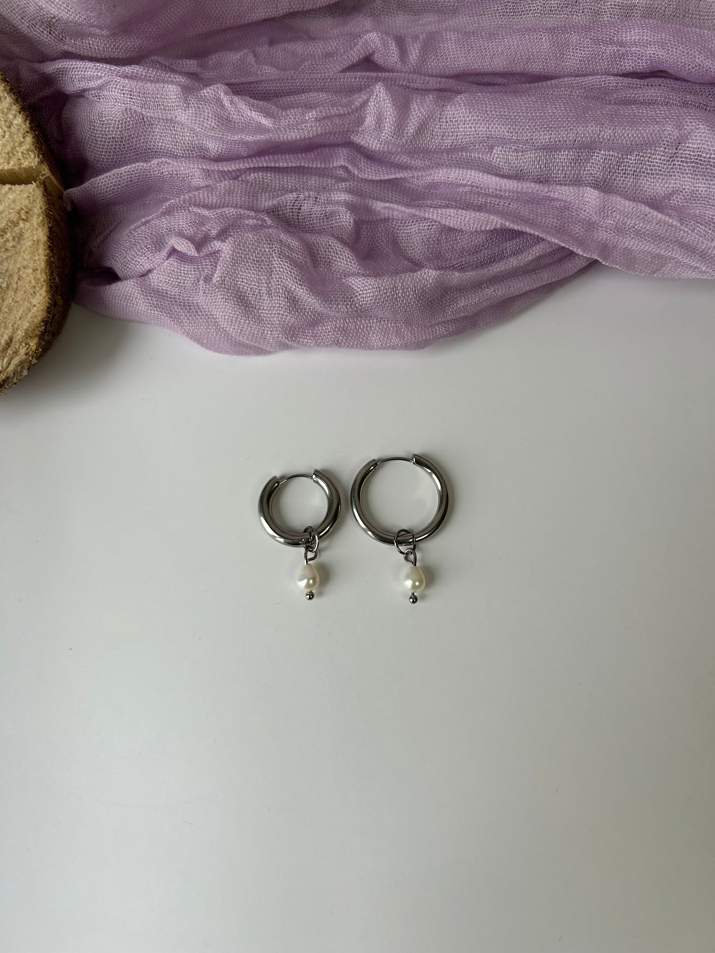 Breloques naturelles- nacre ou perles d'eau douce