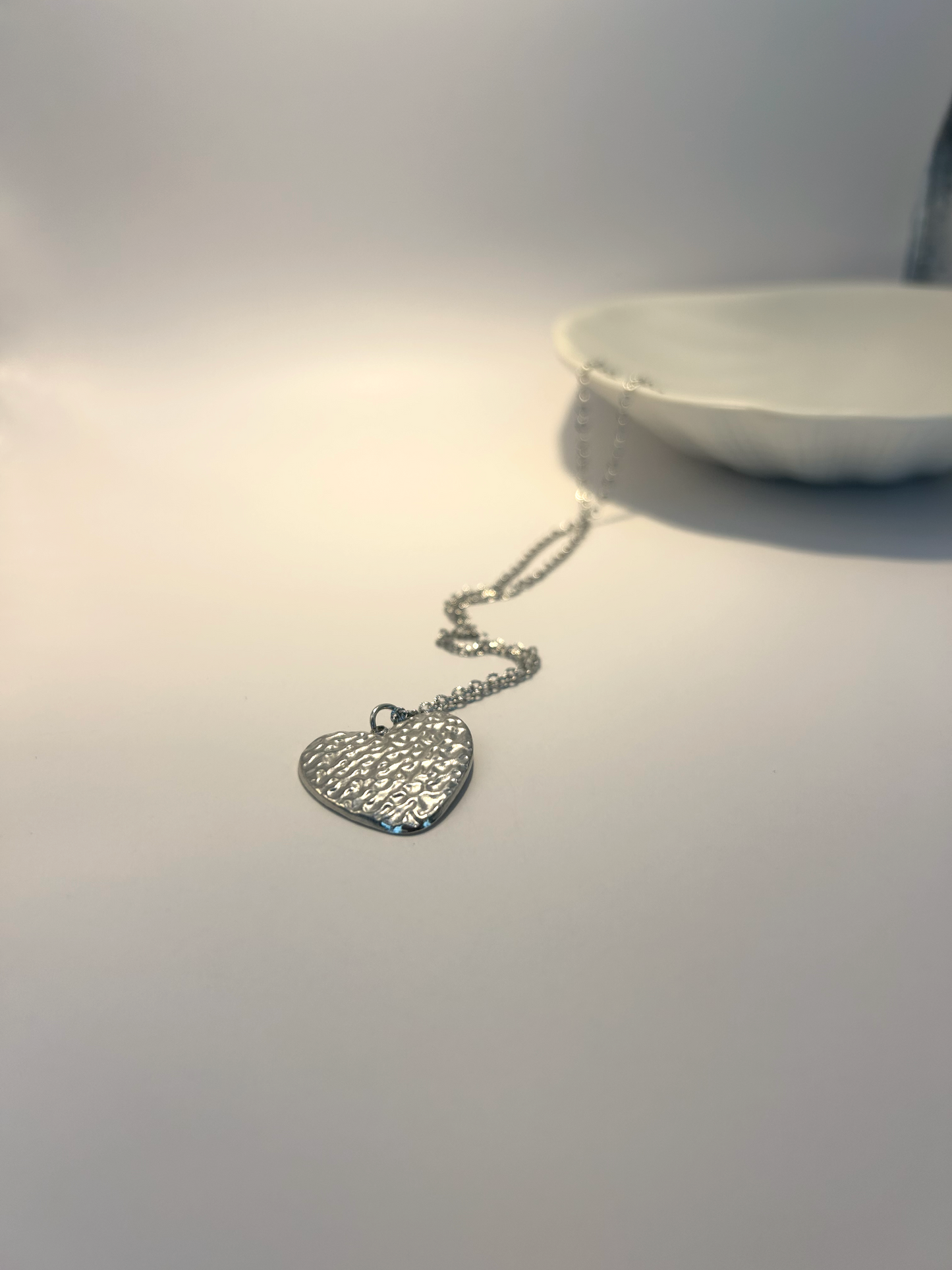 Collier Heart argenté