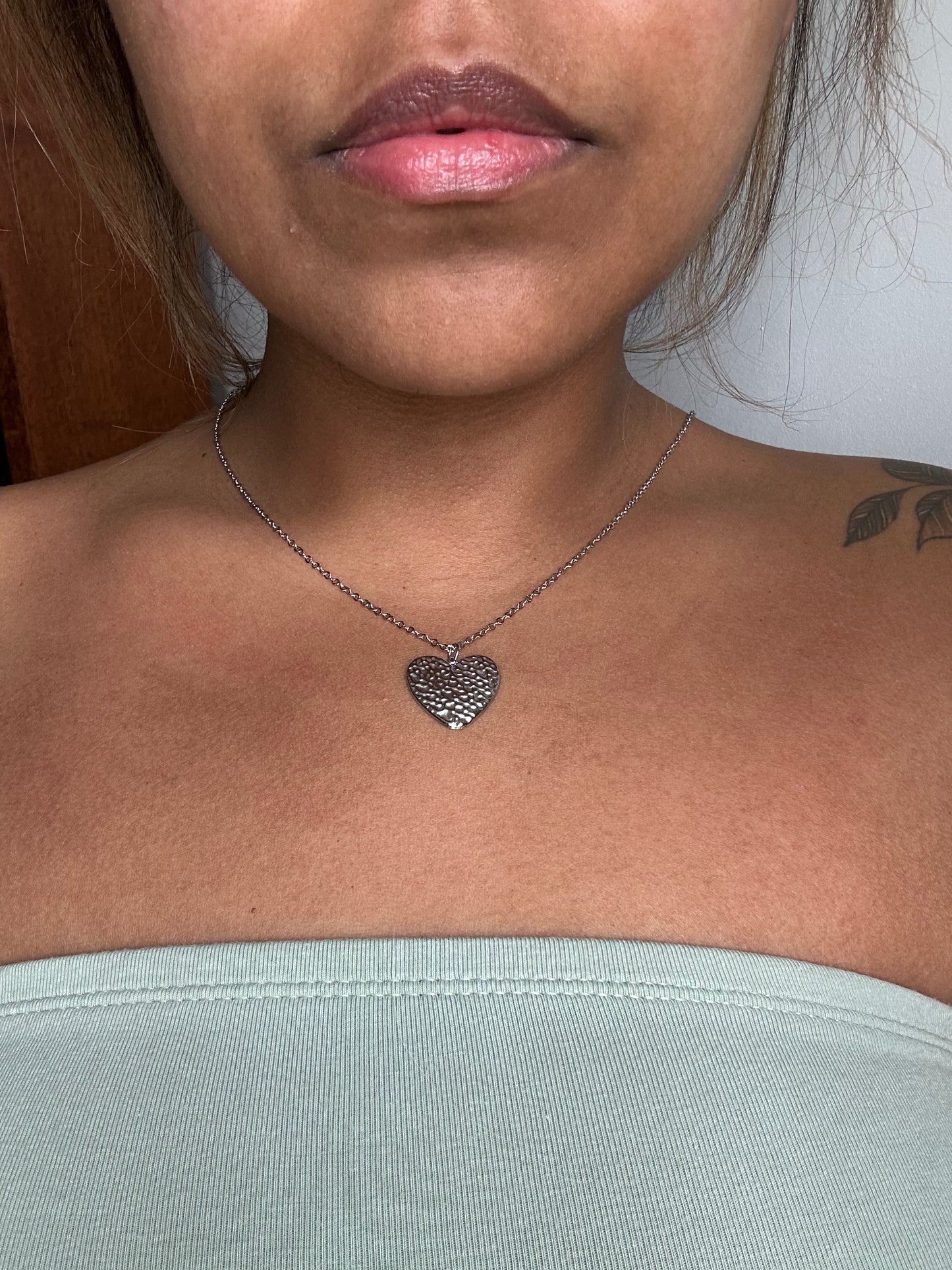 Collier Heart argenté