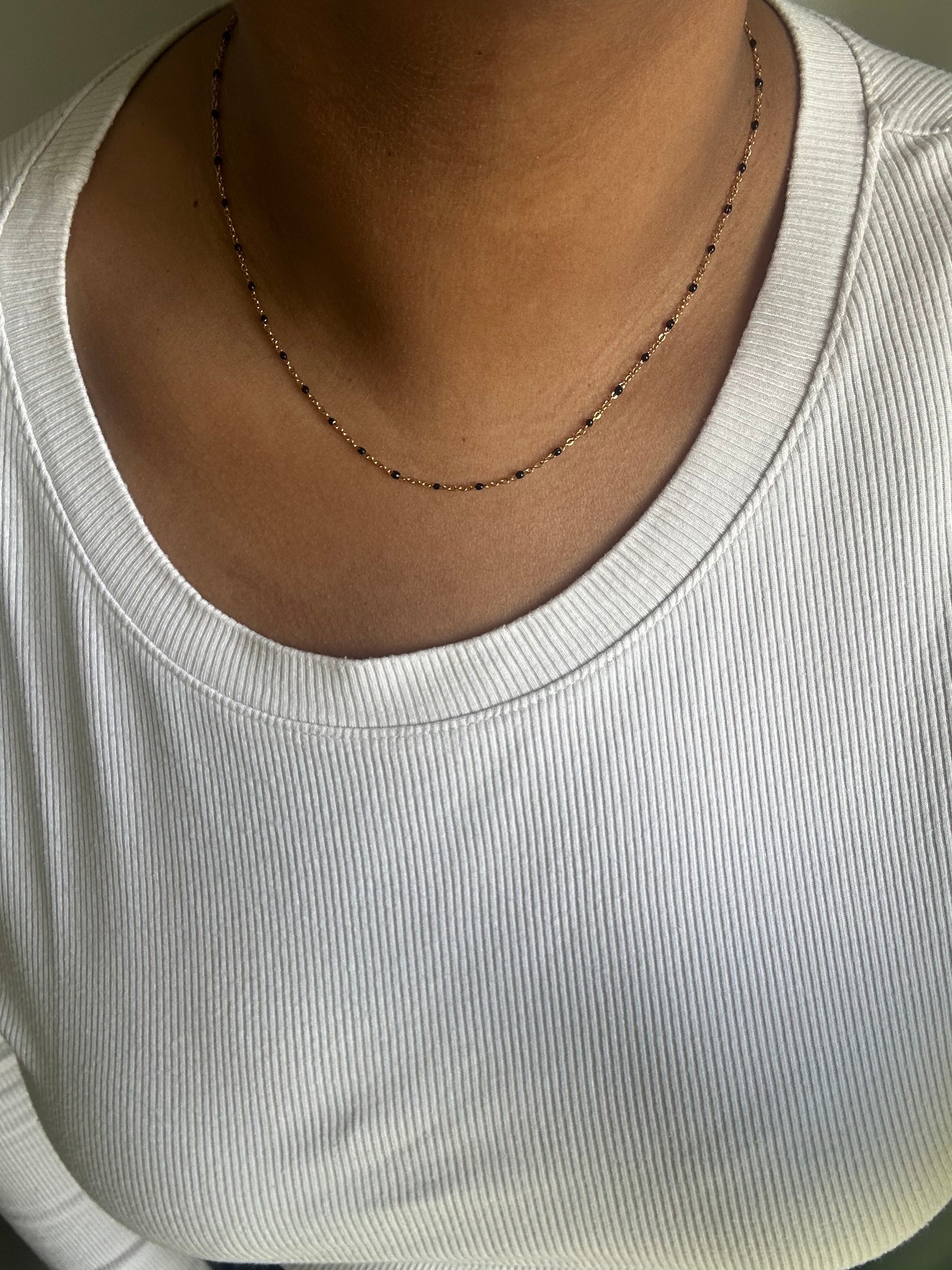 Collier Bianca noir